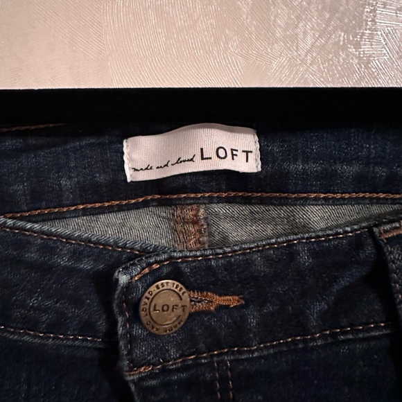 Loft Curvy Straight Jeans - Picture 3 of 5
